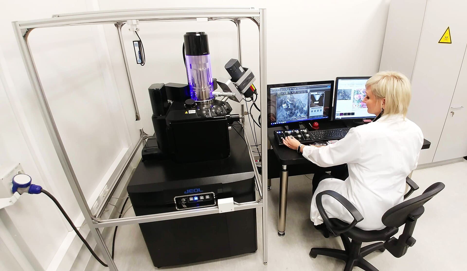 Quality laboratory where every Agronest fiber lot is tested before export